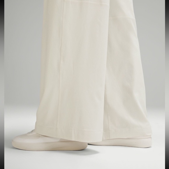 NWT Lululemon Swift Mid Rise Wide Leg Pant lined color Bone size 8 - Picture 6 of 11